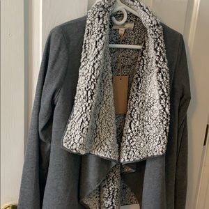 Sherpa cardigan